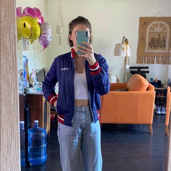 Embroidered bomber jacket - Picture 2 of 10